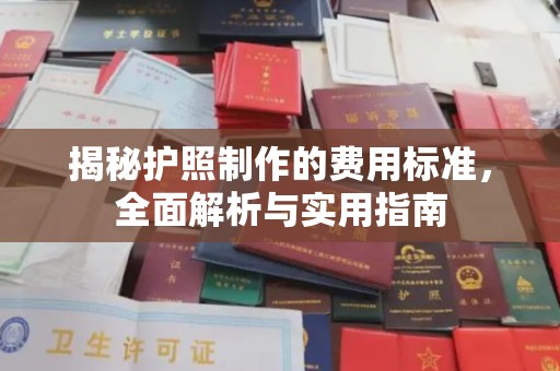 金溪揭秘护照制作的费用标准，全面解析与实用指南