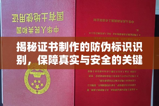 金溪揭秘证书制作的防伪标识识别，保障真实与安全的关键